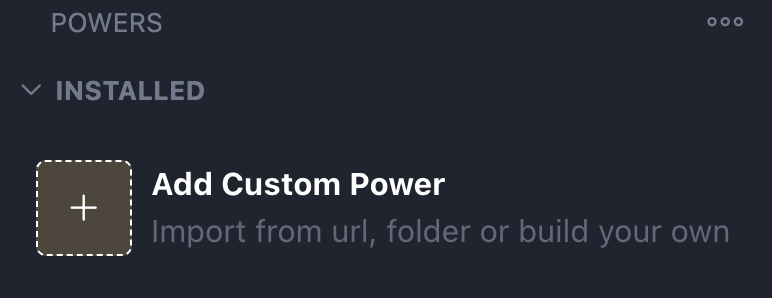 Install the Power in Kiro